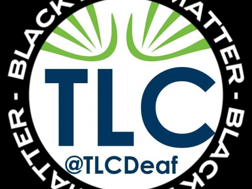 TLC Logo with Outside Banner and text Black Lives Matter